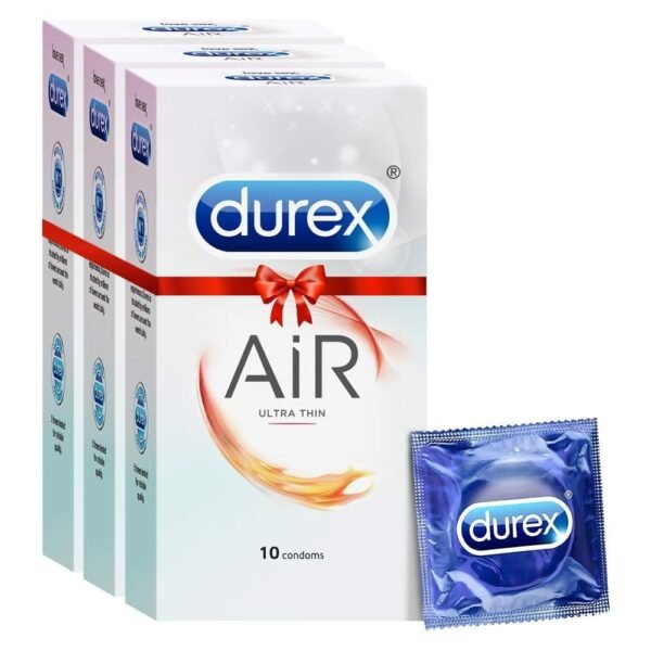 Durex Air Condoms for Men - 10 Count (Pack of 3)